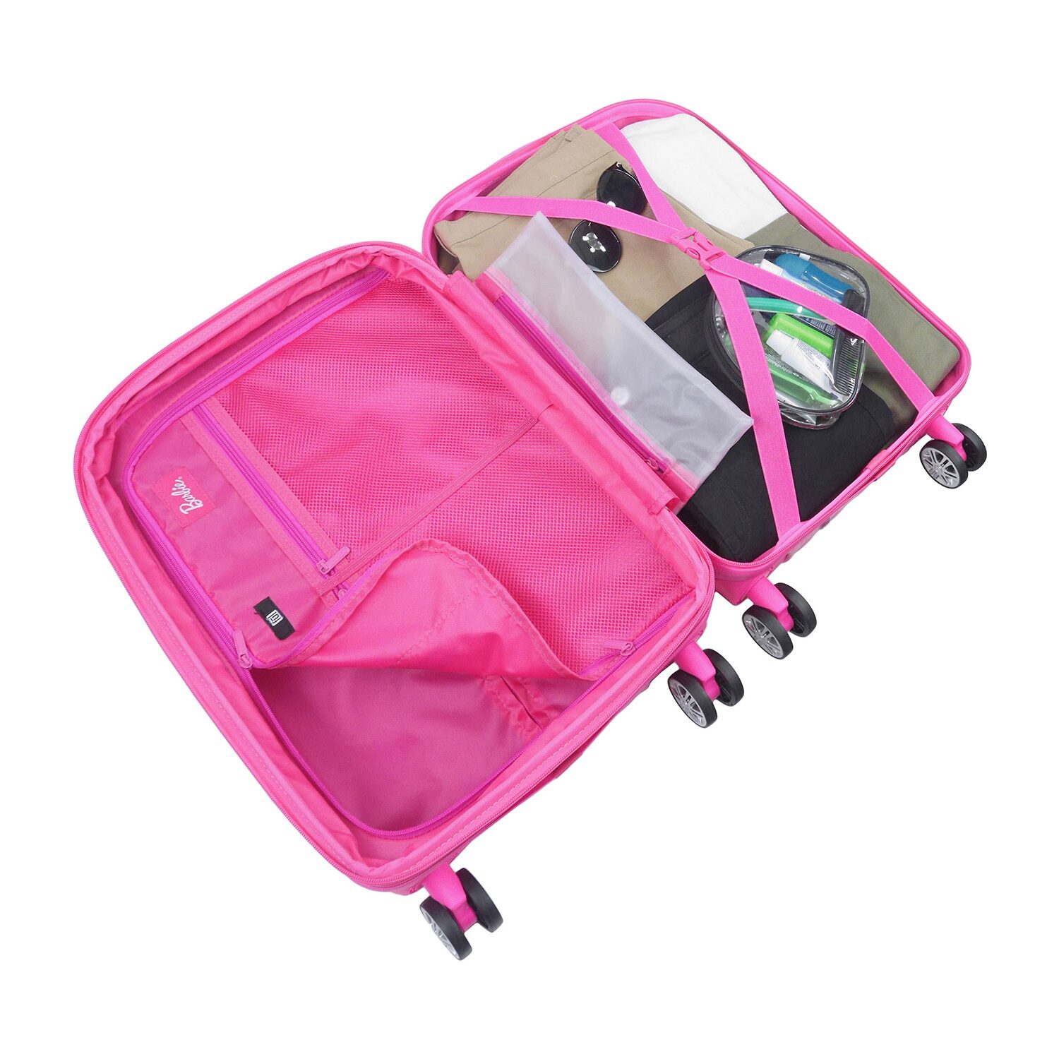 Ful Mattel Barbie Barbie 22 Inch Hardside Expandable Lightweight Carry-On Spinner Luggage