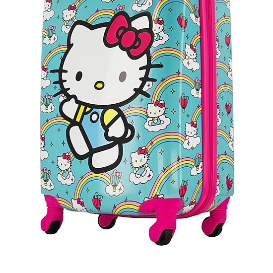Ful Hello Kitty Rainbows Kids Hello Kitty 21 Inch Hardside Lightweight Carry-On Spinner Luggage