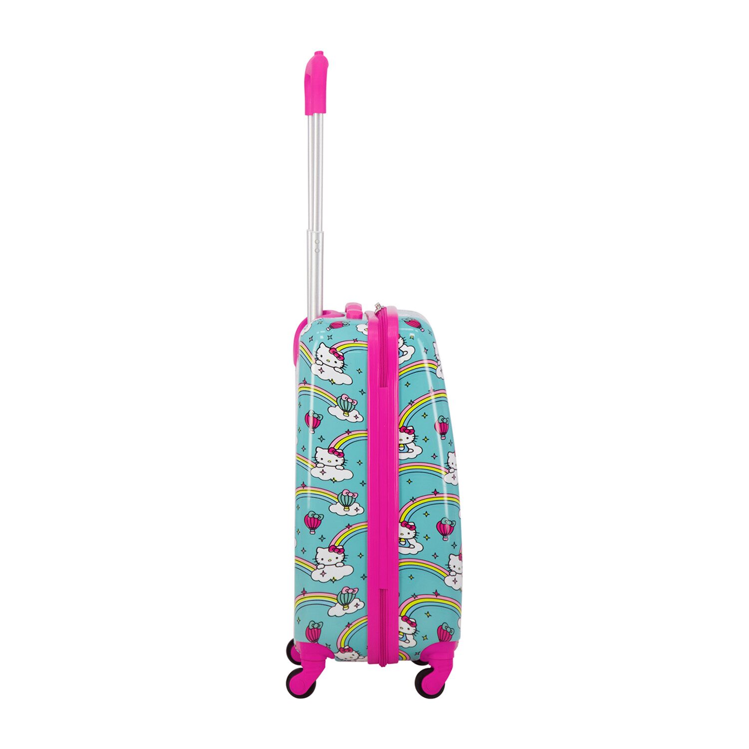 Ful Hello Kitty Rainbows Kids Hello Kitty 21 Inch Hardside Lightweight Carry-On Spinner Luggage