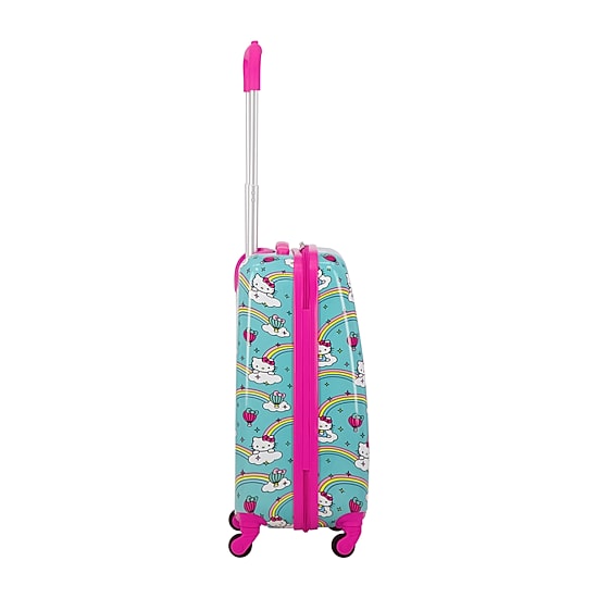 Ful Hello Kitty Rainbows Kids Hello Kitty 21 Inch Hardside Lightweight Carry-On Spinner Luggage