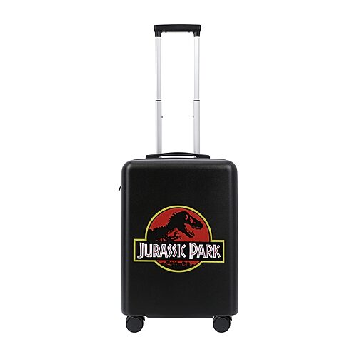 Ful Kids' Nbc Studios Jurassic Park Jurassic World 22 Inch Hardside Expandable Lightweight Carry-on Spinner Lu In Black