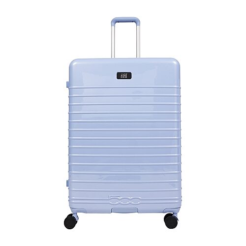 Ful Fiat 500 31 Inch Hardside Expandable Lightweight Checked Spinner Luggage In Blue