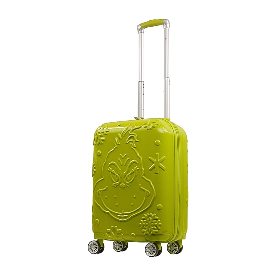 Ful Dr. Seuss Grinch Grinch 22 Inch Hardside Expandable Lightweight Carry-On Spinner Luggage