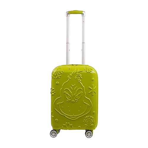 Ful Kids' Dr. Seuss Grinch Grinch 22 Inch Hardside Expandable Lightweight Carry-on Spinner Luggage In Green