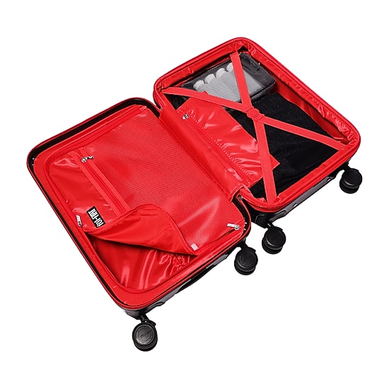 Ful Fiat 500 26 Inch Hardside Expandable Lightweight Checked Spinner Luggage