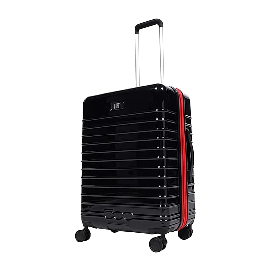 Ful Fiat 500 26 Inch Hardside Expandable Lightweight Checked Spinner Luggage