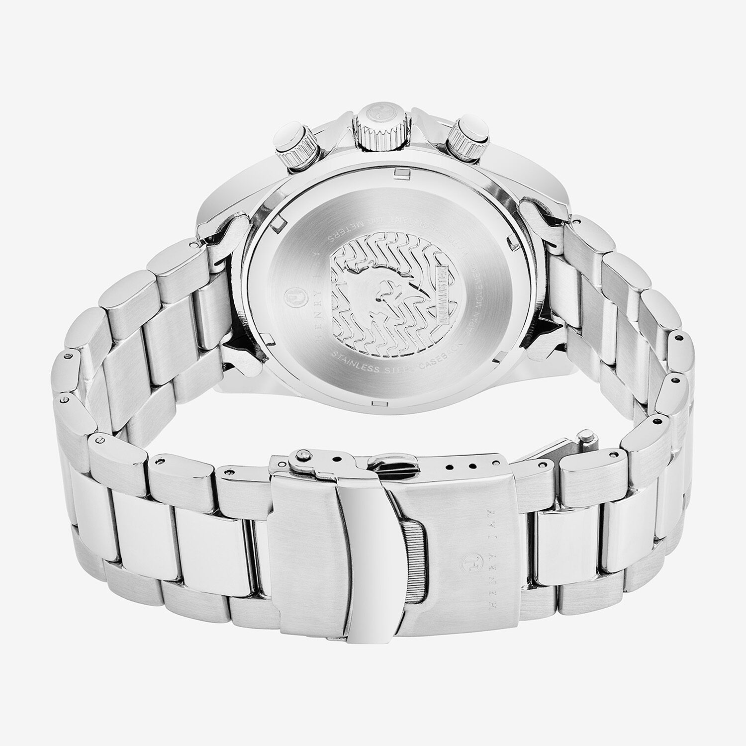 Stuhrling Mens Silver Tone Stainless Steel Bracelet Watch Hj2009.1