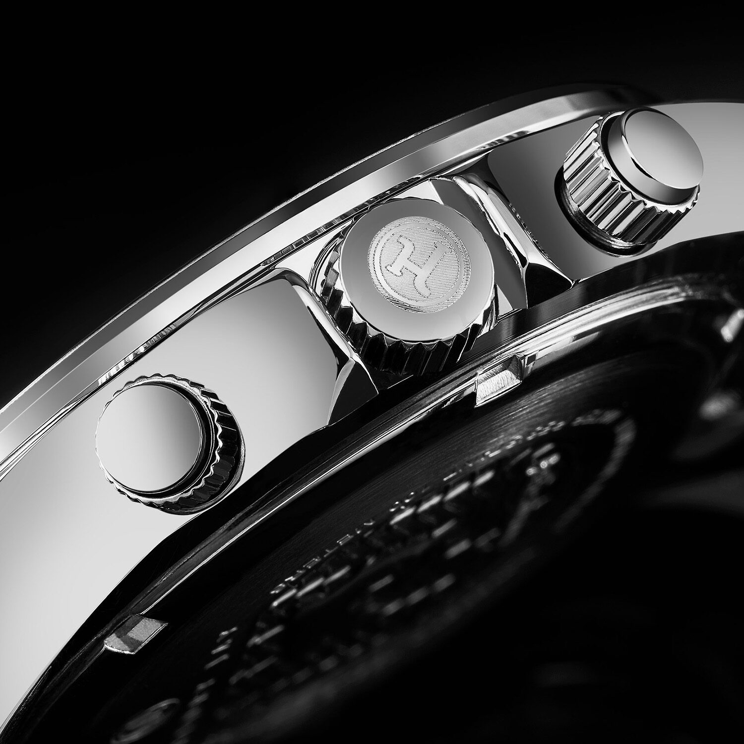 Stuhrling Mens Silver Tone Stainless Steel Bracelet Watch Hj2009.1