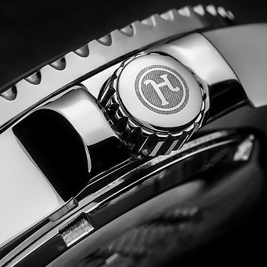 Stuhrling Mens Silver Tone Stainless Steel Bracelet Watch Hj2005.1