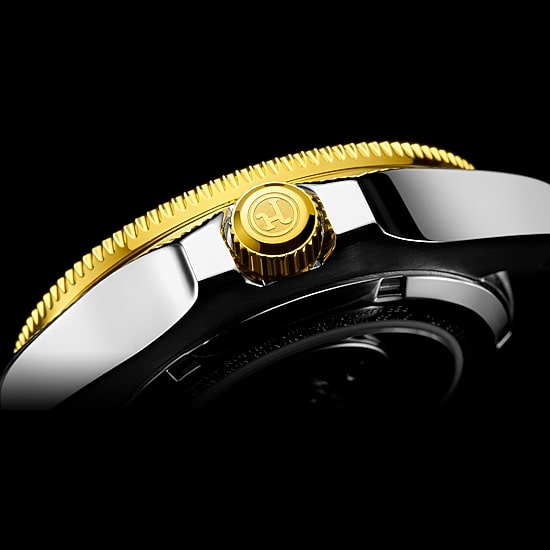 Stuhrling Mens Automatic Two Tone Stainless Steel Bracelet Watch Hj2010.1
