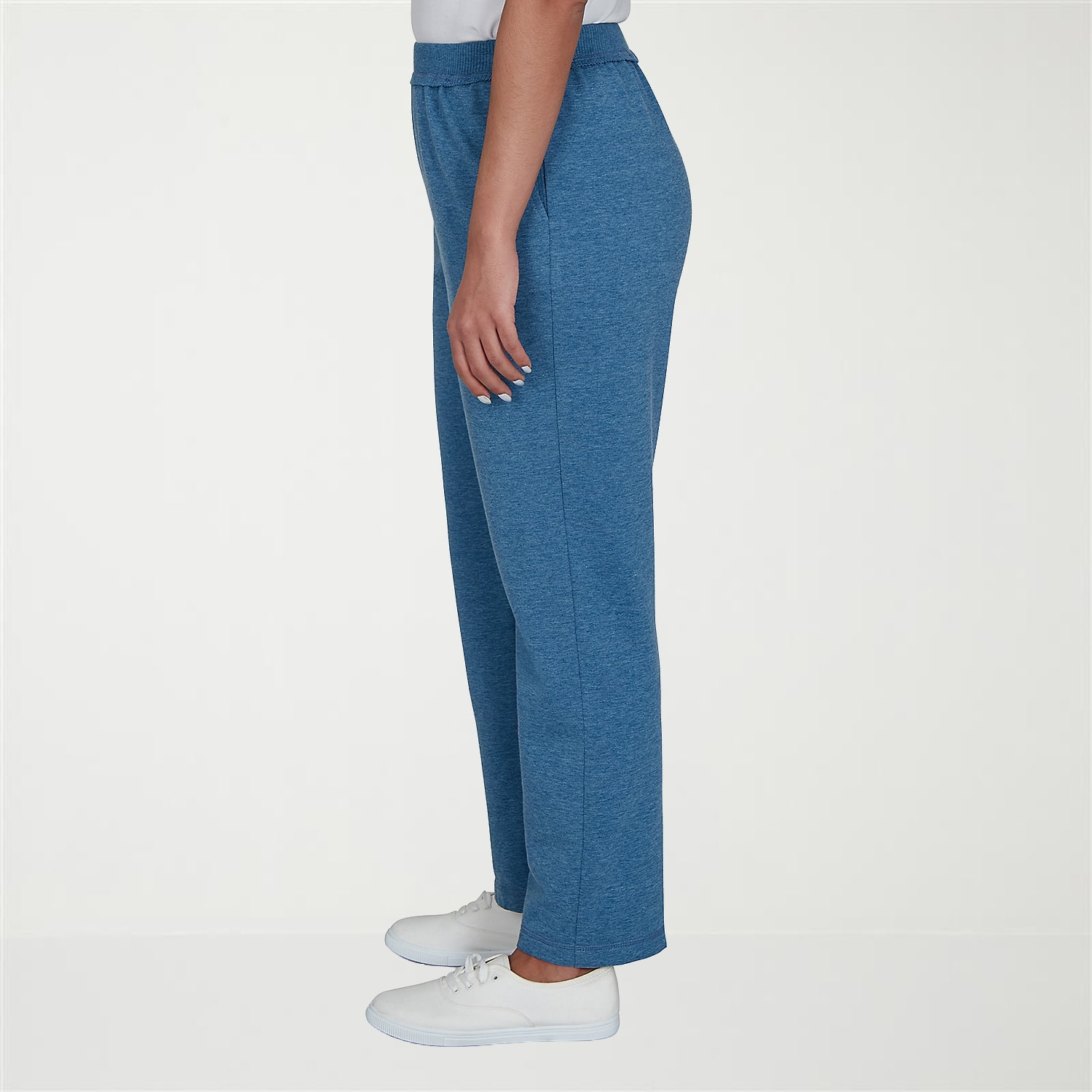 Alfred Dunner Easy Does It Womens Straight Pull-On Pant