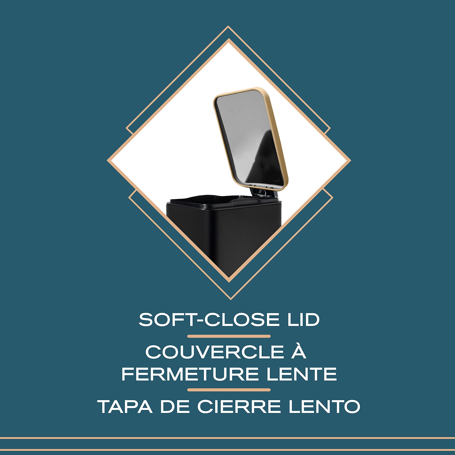 Enchante Forte Trash Can