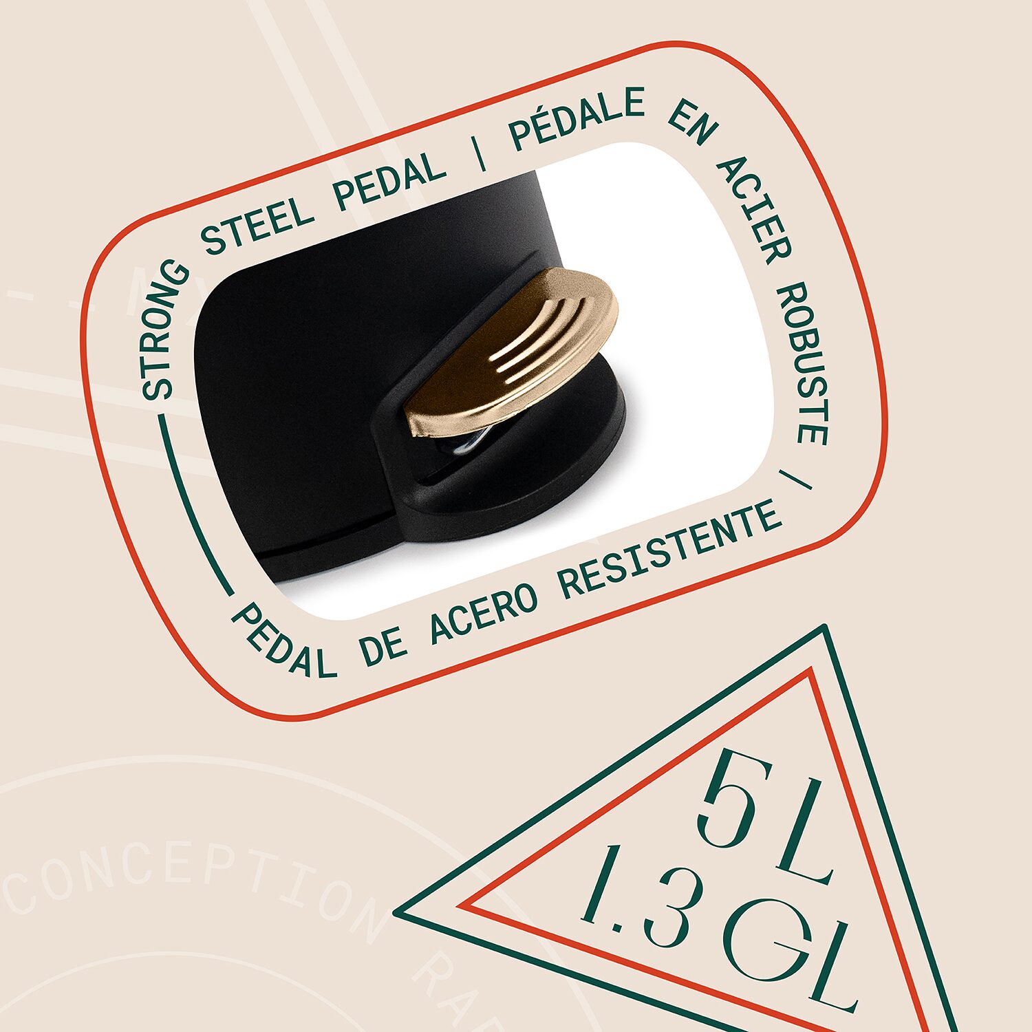 Enchante Rondo Trash Can