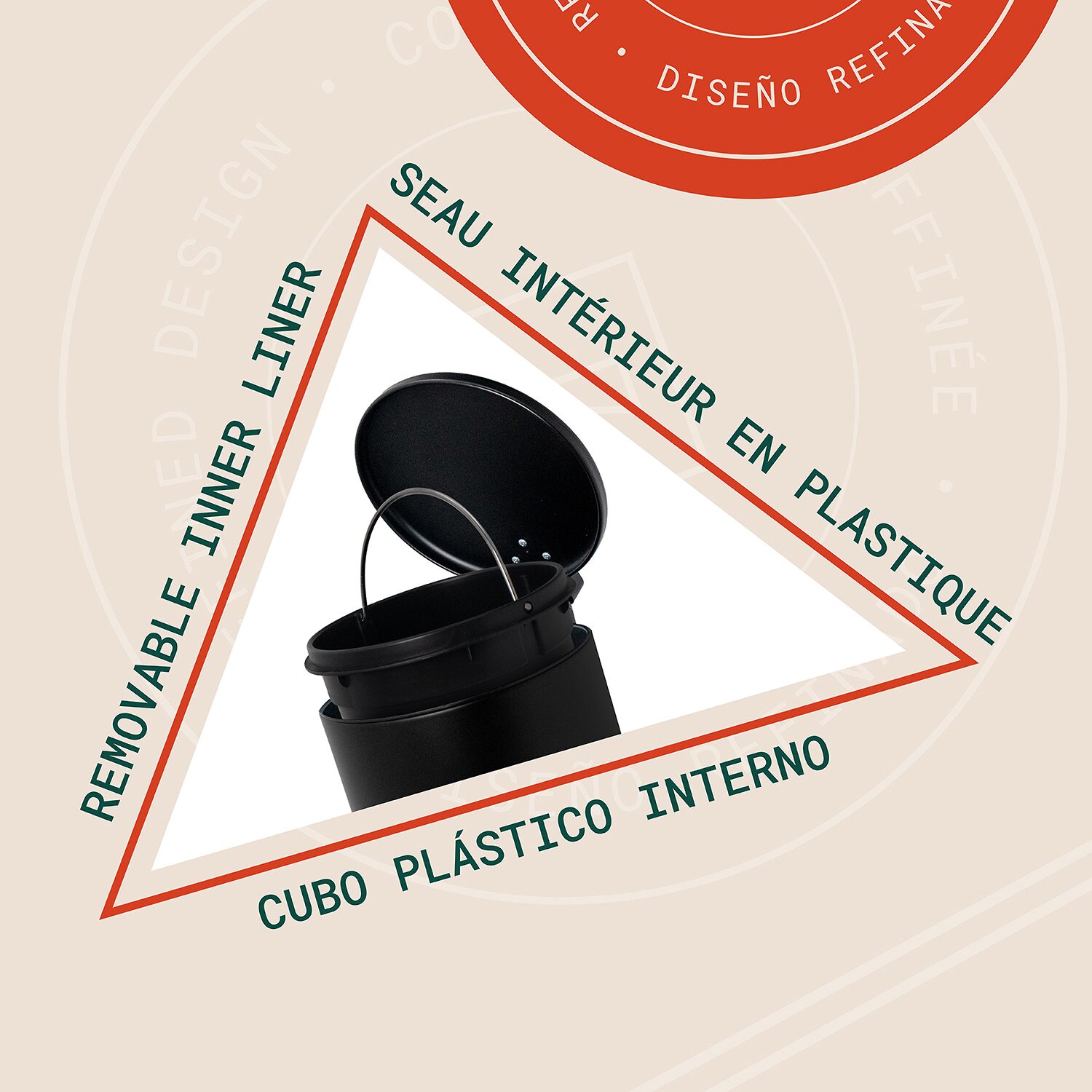 Enchante Cubo Trash Can