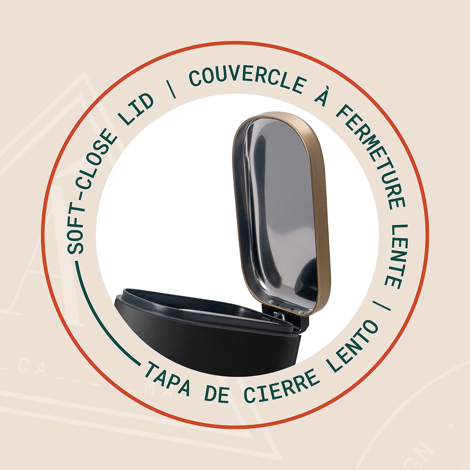 Enchante Linea Trash Can