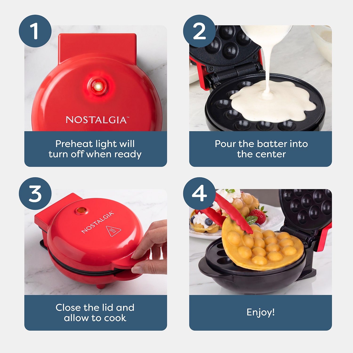 Nostalgia Waffle Maker