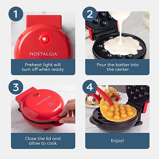 Nostalgia Waffle Maker