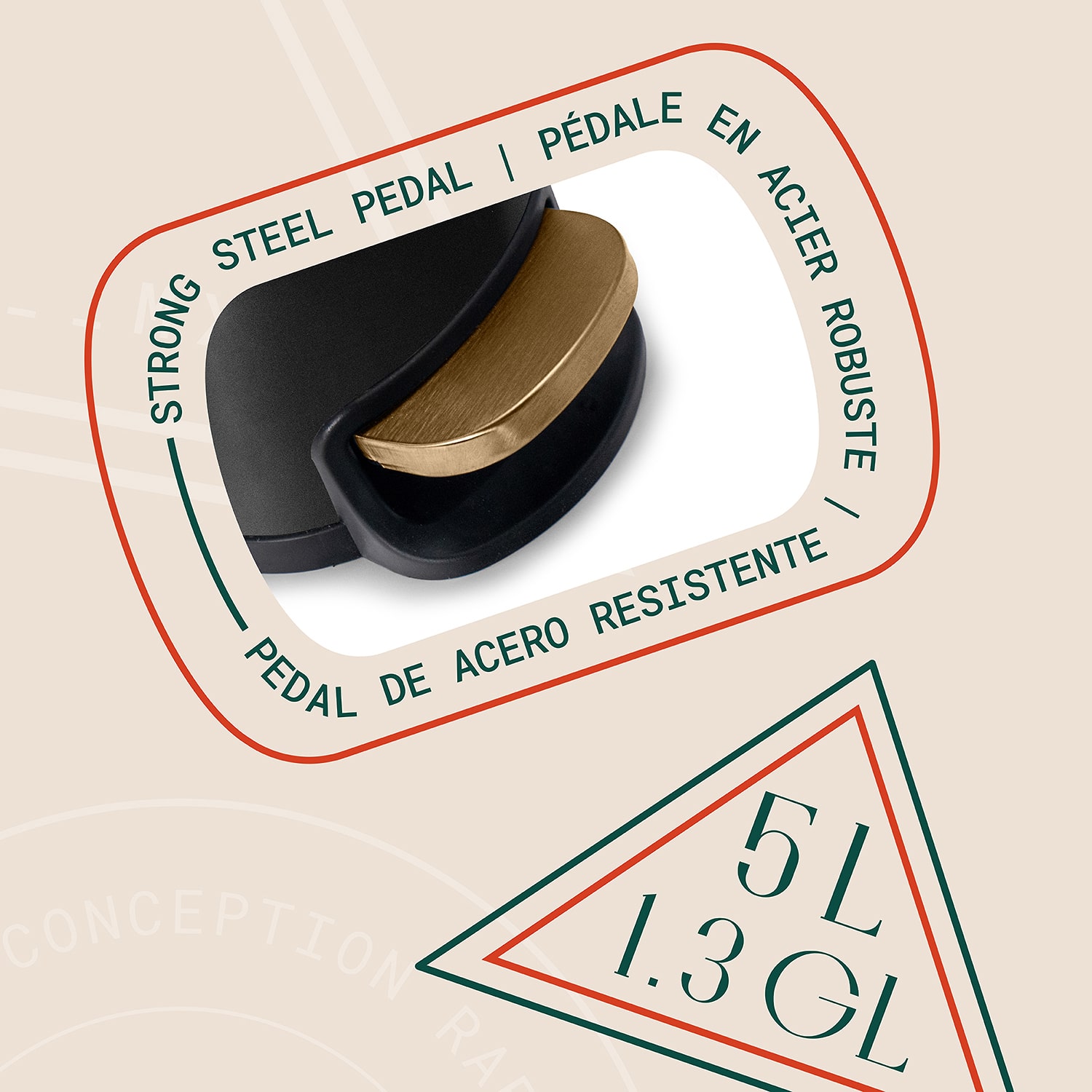 Enchante Linea Trash Can