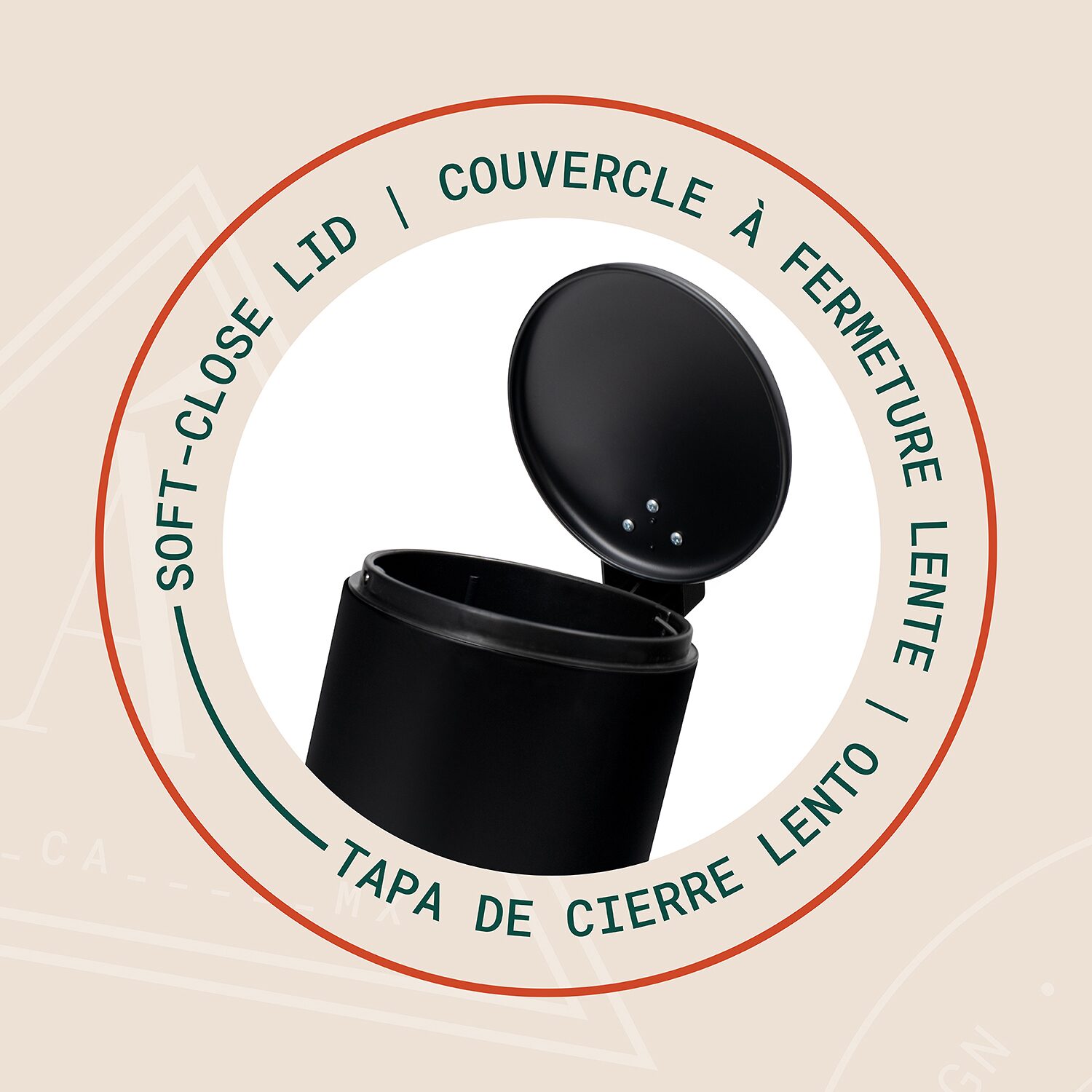 Enchante Rondo Trash Can