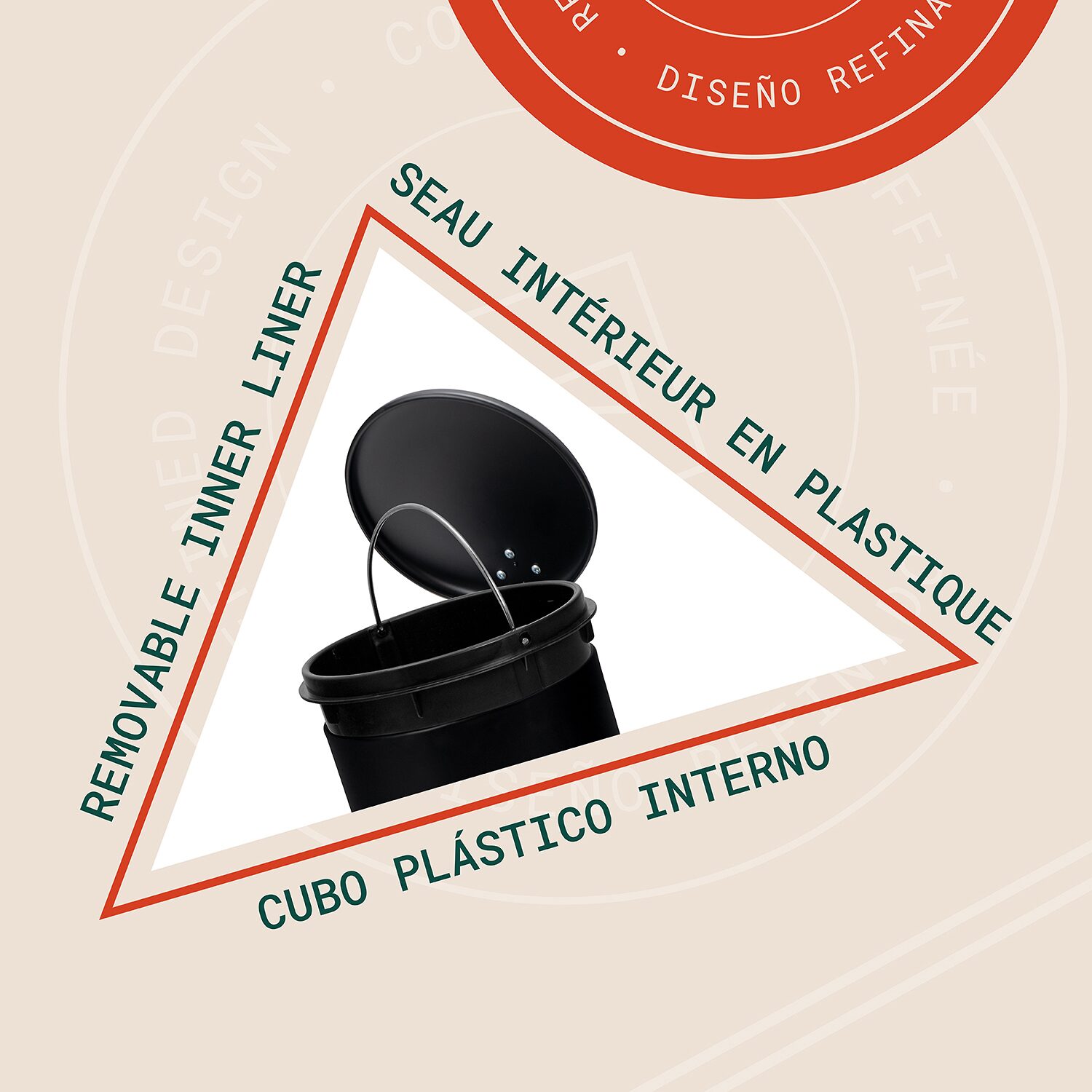 Enchante Rondo Trash Can