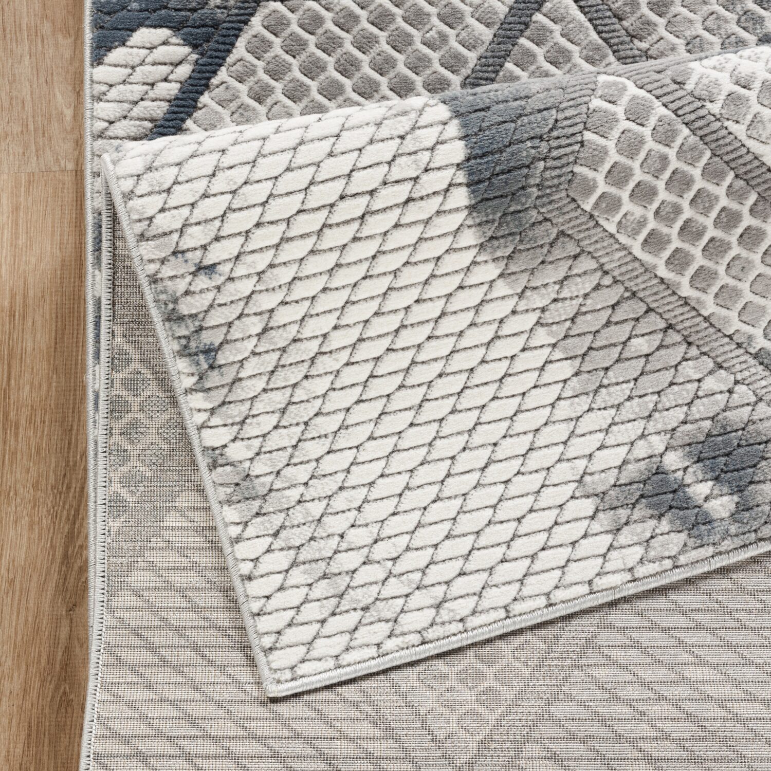 DANTE HOME DECOR Radiant Marble And Stripes 3d Look Geometric Indoor Rectangular Area Rug