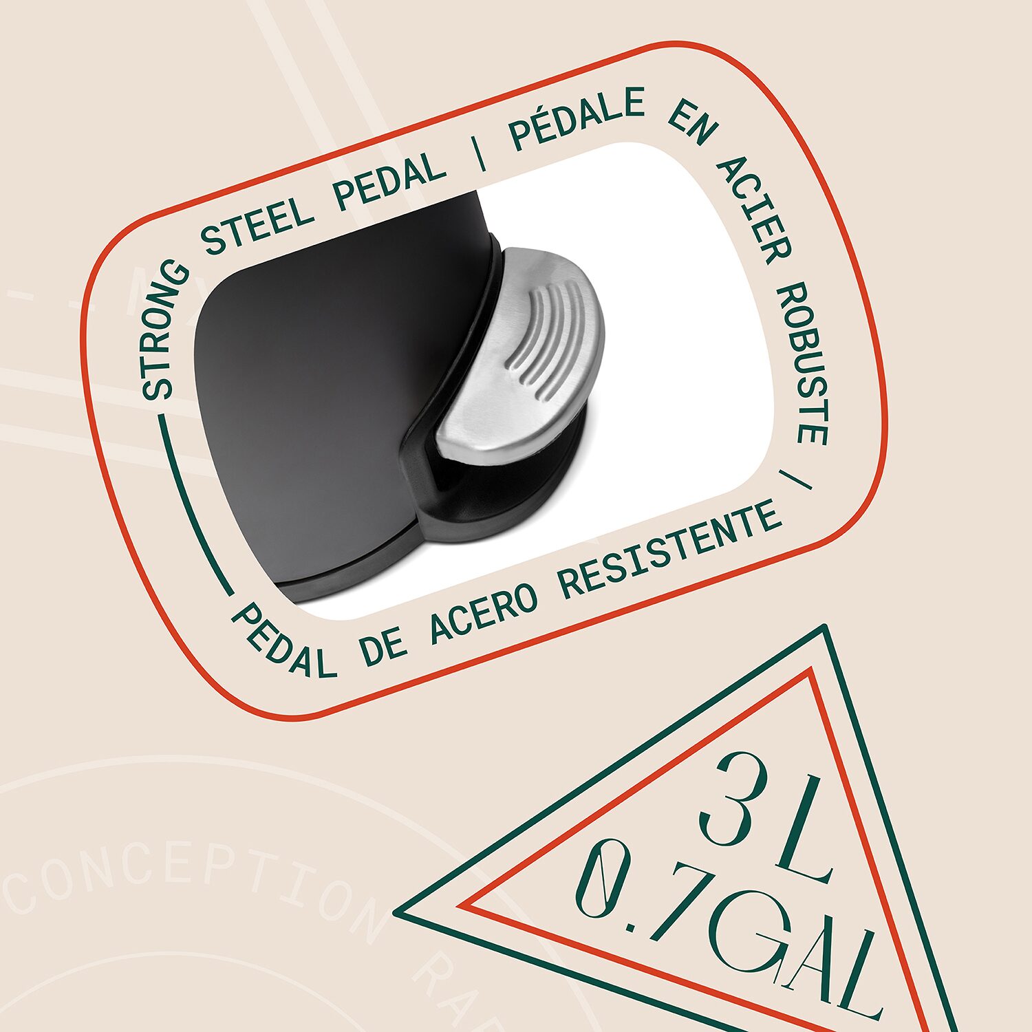 Enchante Rondo Trash Can