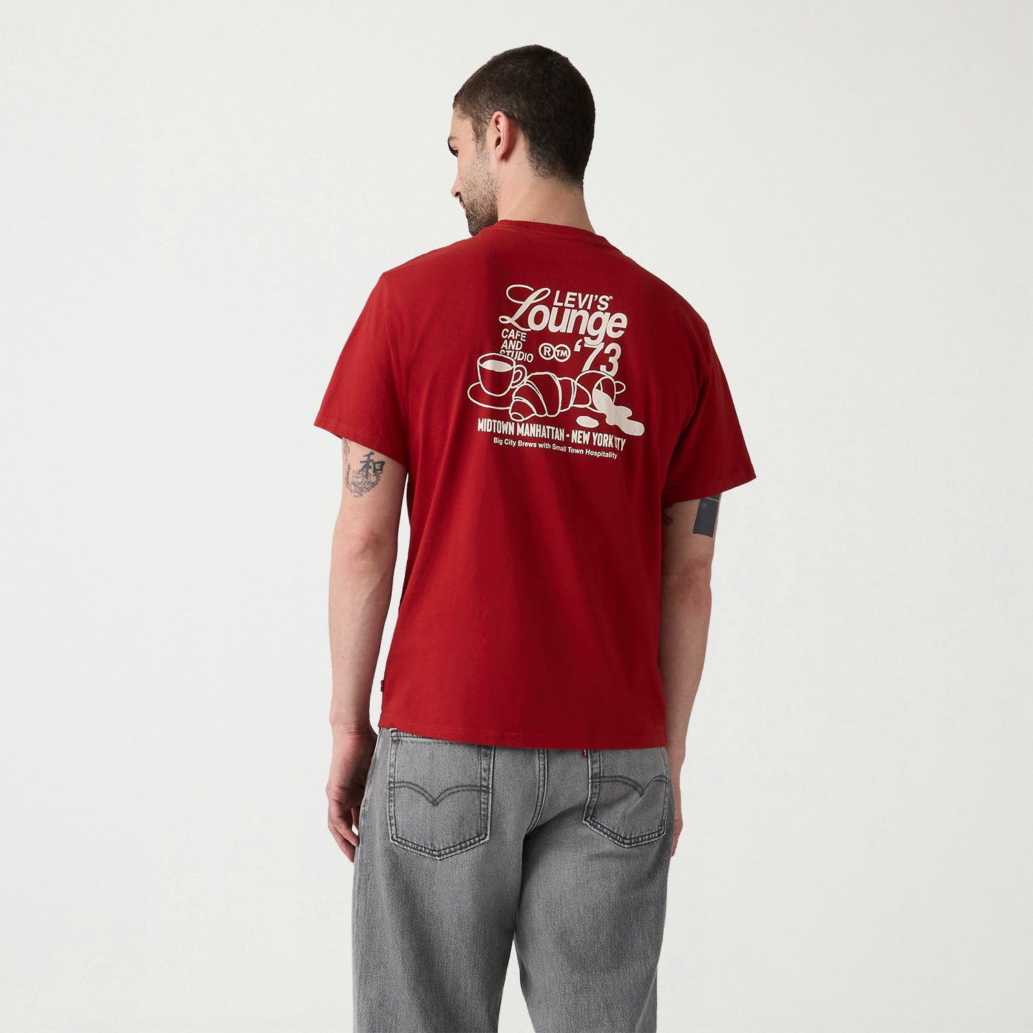 Levi's® Mens Crew Neck Short Sleeve Regular Fit Graphic T-Shirt