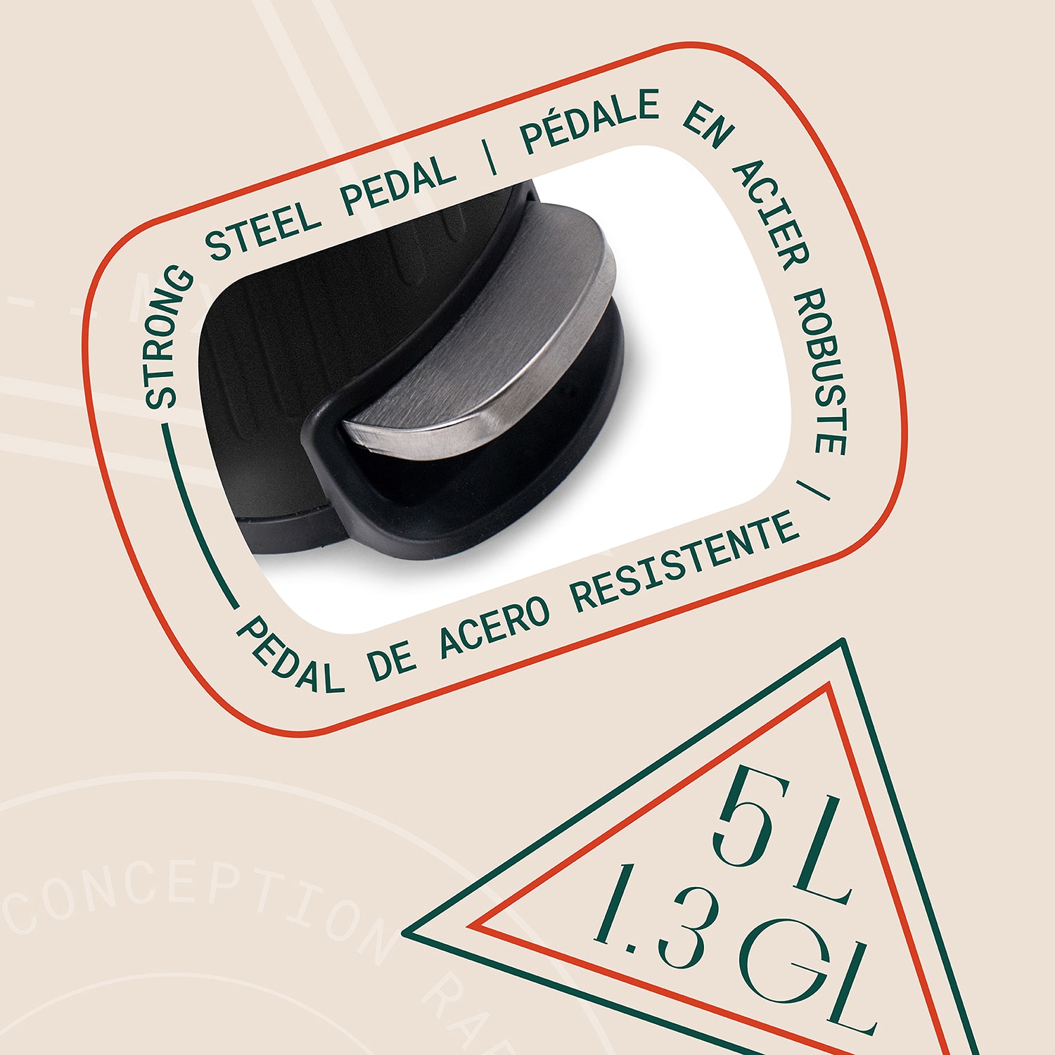 Enchante Linea Trash Can