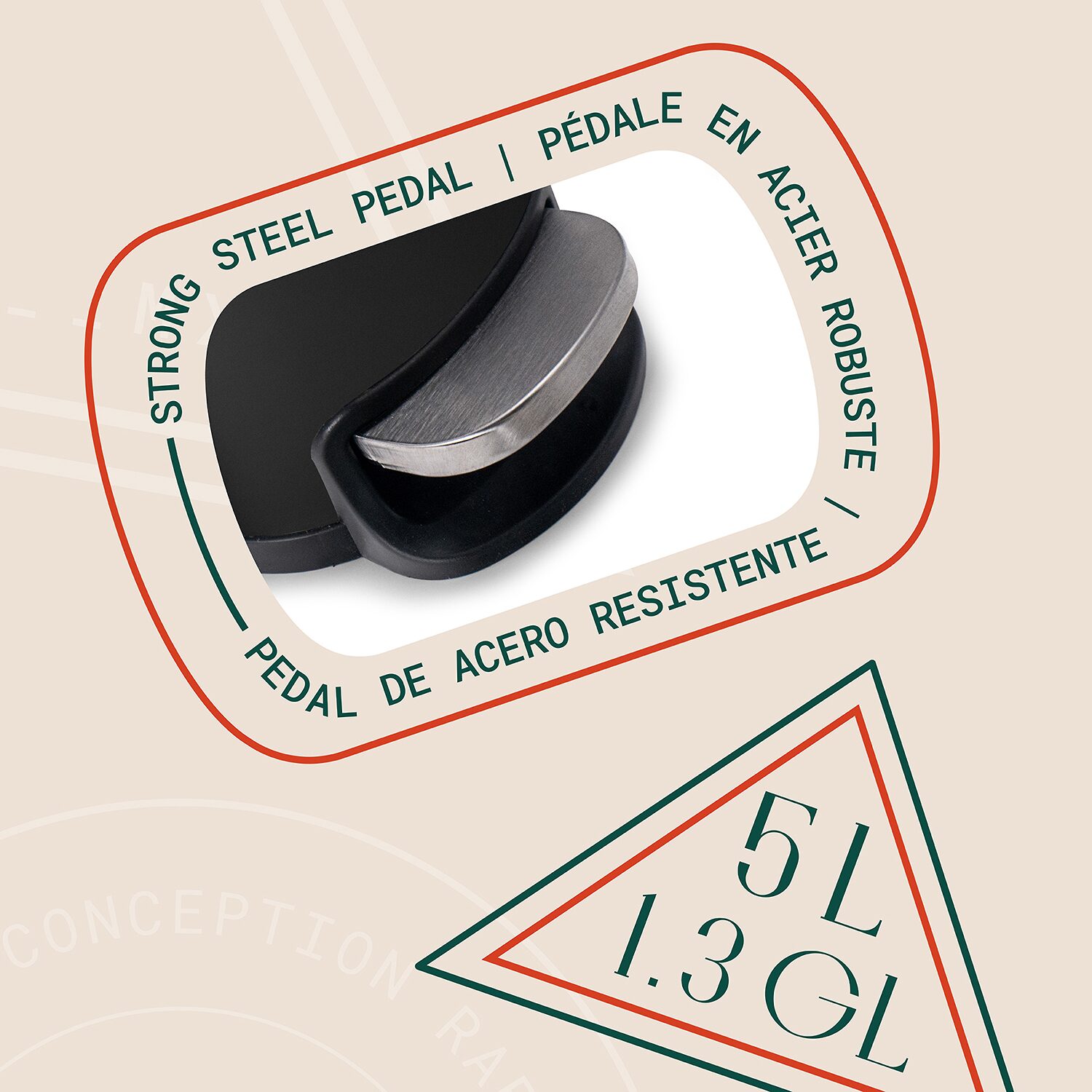 Enchante Linea Trash Can