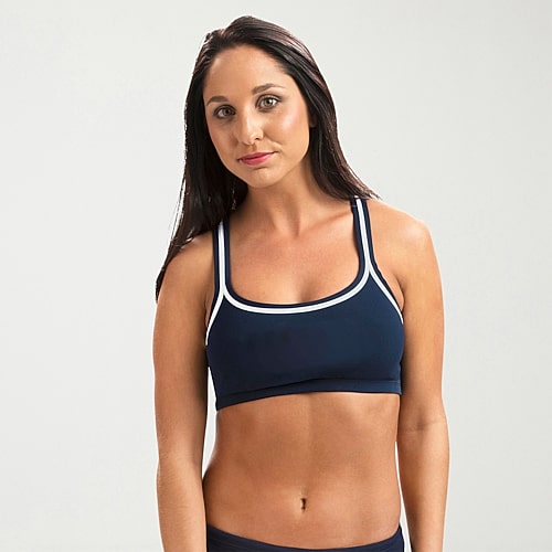 Dolfin Womens Bra Bikini Swimsuit Top In Blue