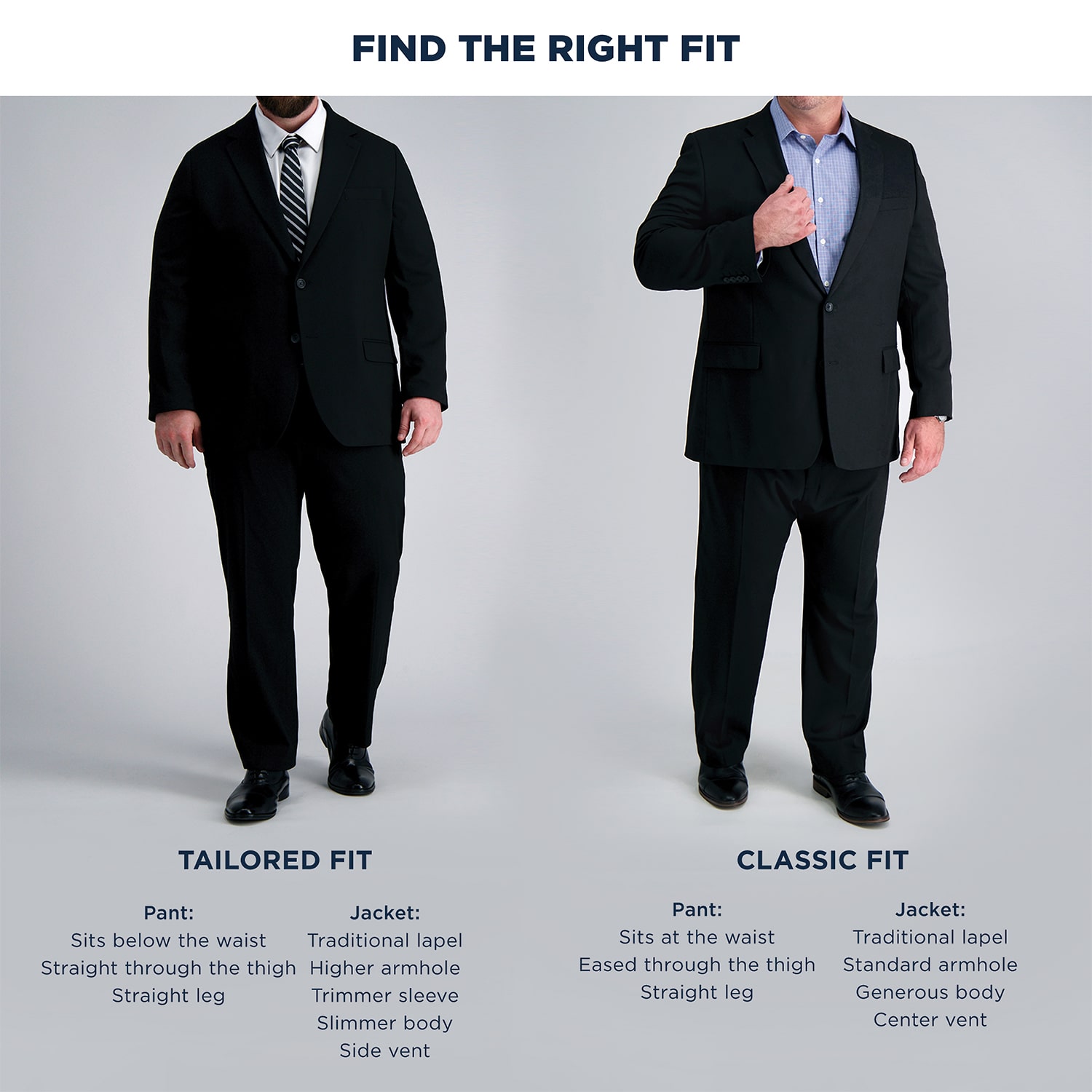 Haggar JMH Premium Stretch Mens Big and Tall Modern Fit Windowpane Suit Jacket