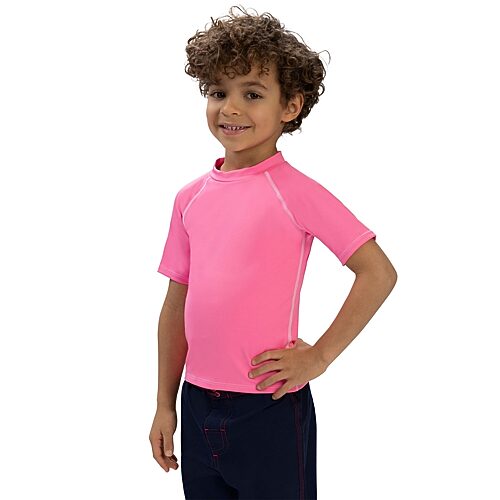 Dolfin Little & Big Kid Unisex Rash Guard In Pink