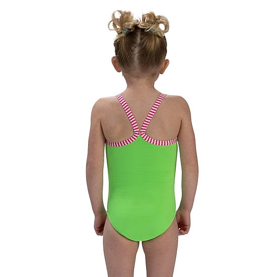 Dolfin Toddler Girls Easy-on + Easy-off Sleeveless One Piece Swimsuit