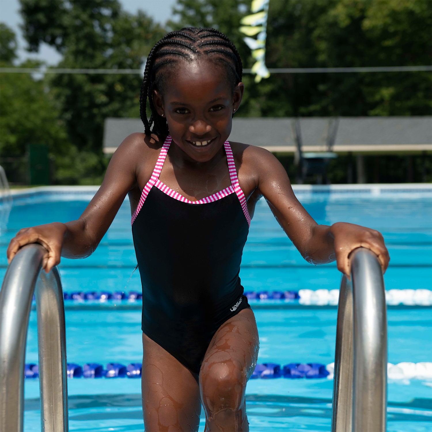 Dolfin Girls Sleeveless One Piece Swimsuit