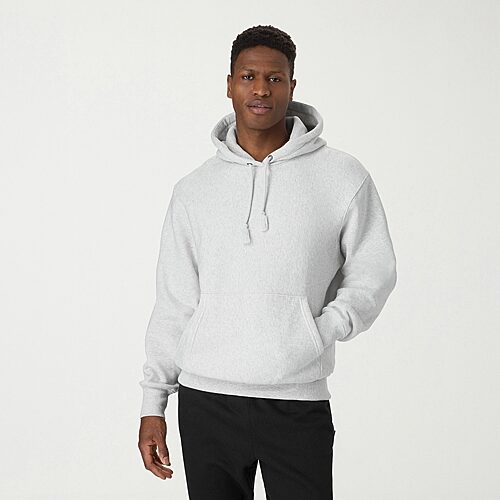 Hanes Men's Heavyweight Heritage Cotton-blend Fleece Pullover Hoodie In Gray