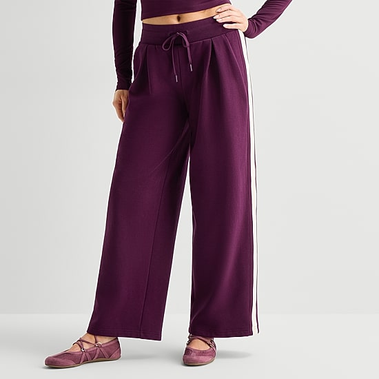 Xersion Womens Super Soft Fleece Straight Leg Sweatpant Tall