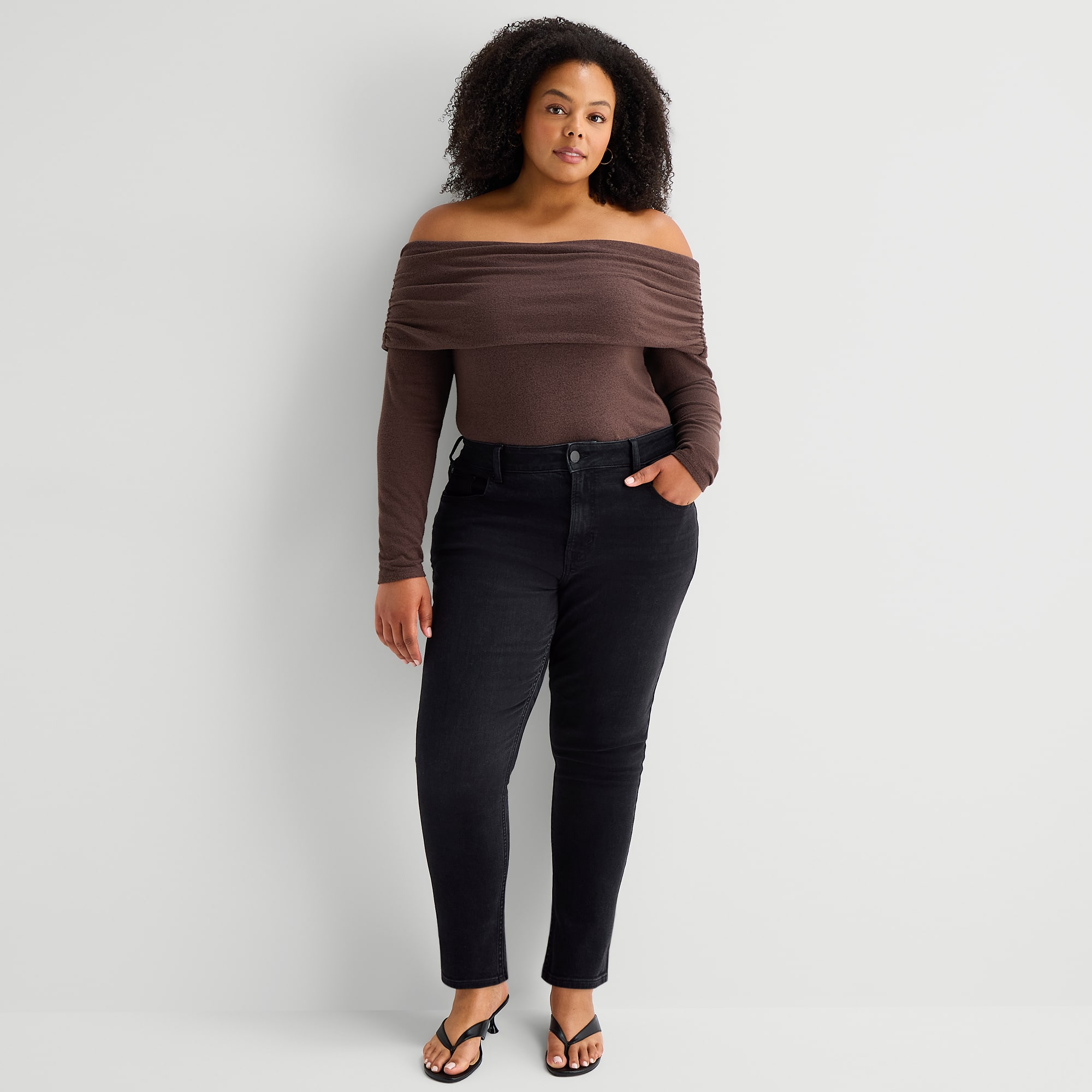 A.N.A Womens High Rise Skinny Fit Jean