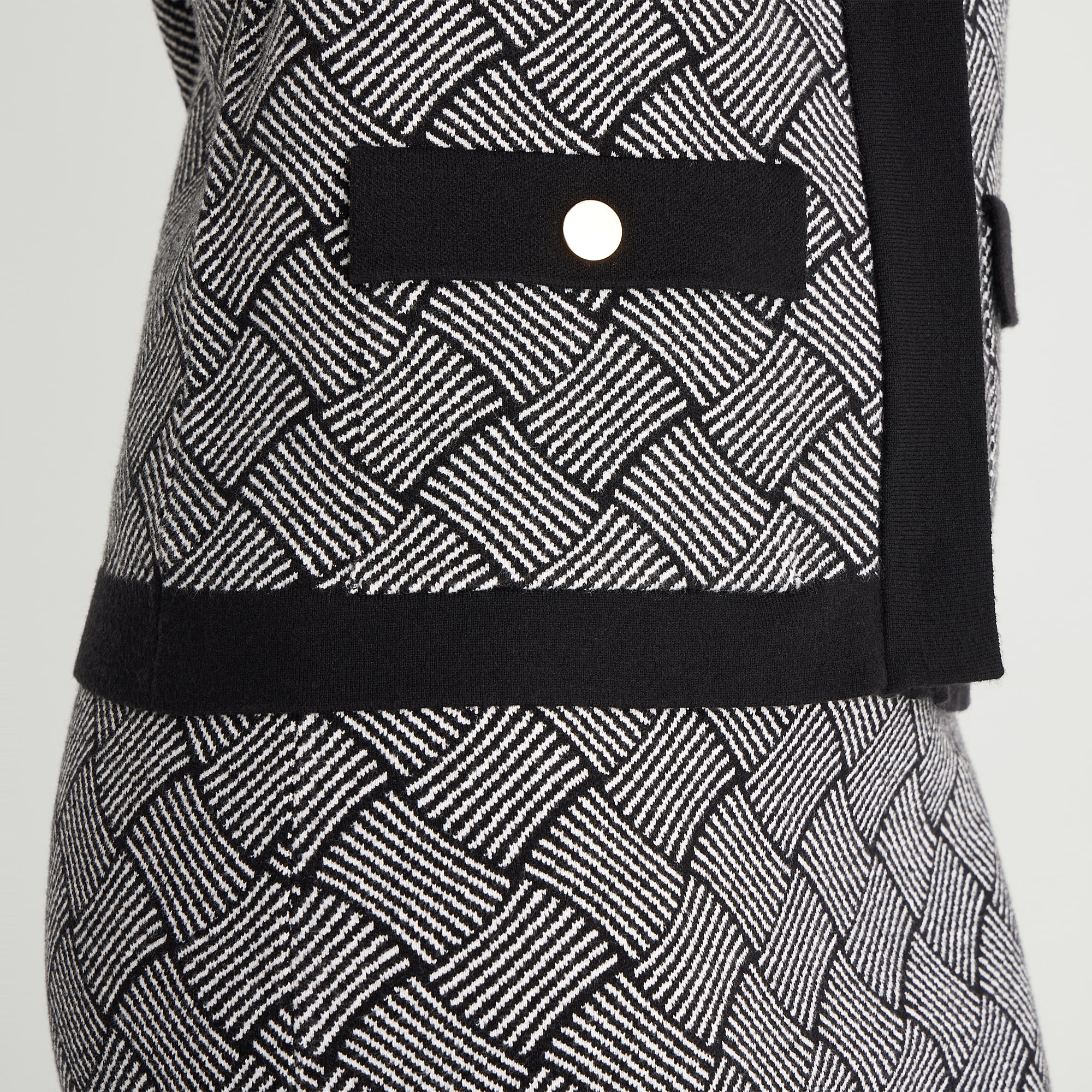 Black Label by Evan-Picone Womens High Neck Long Sleeve Zipper Cardigan