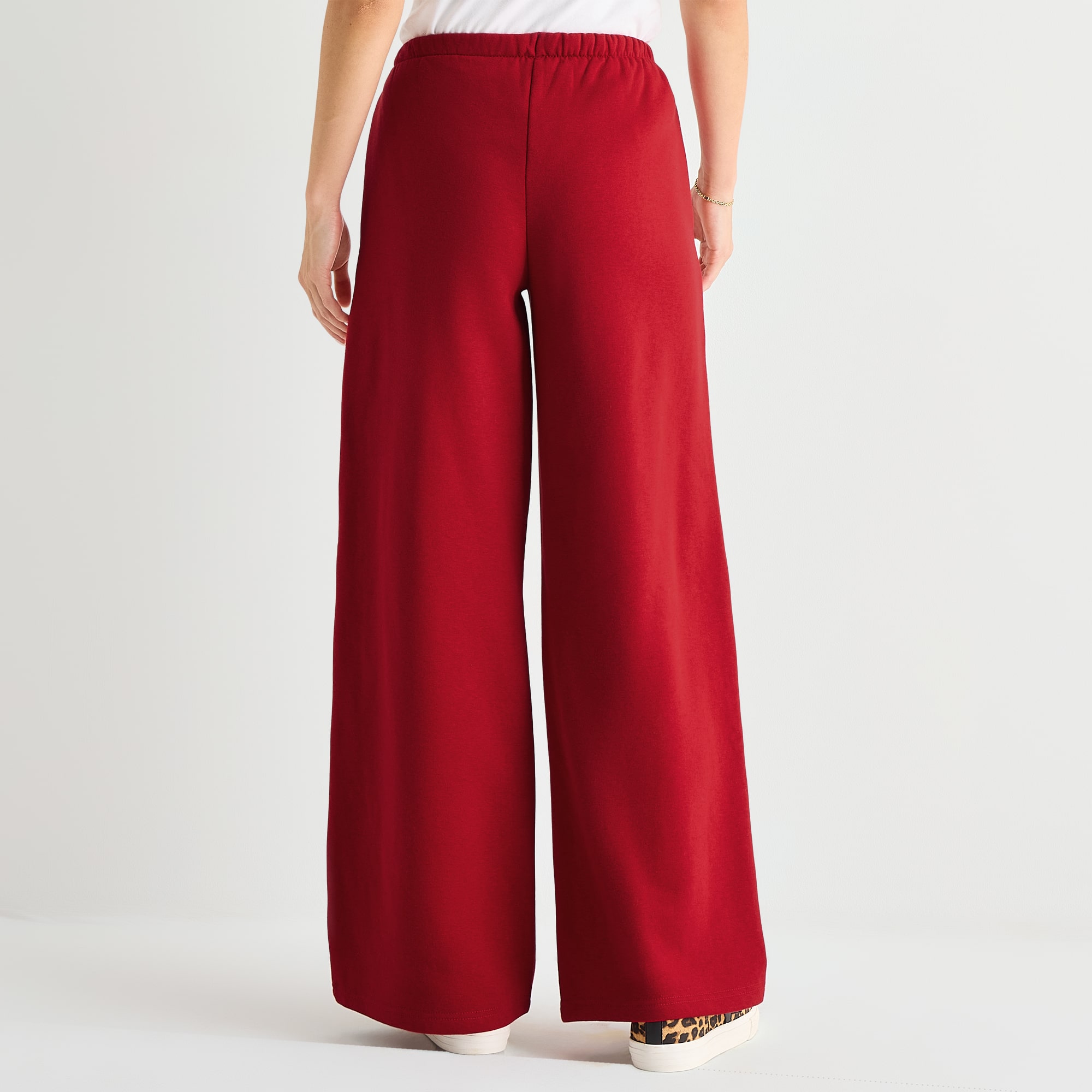 New World Womens Juniors Straight Mid Rise Betty Boop Sweatpant