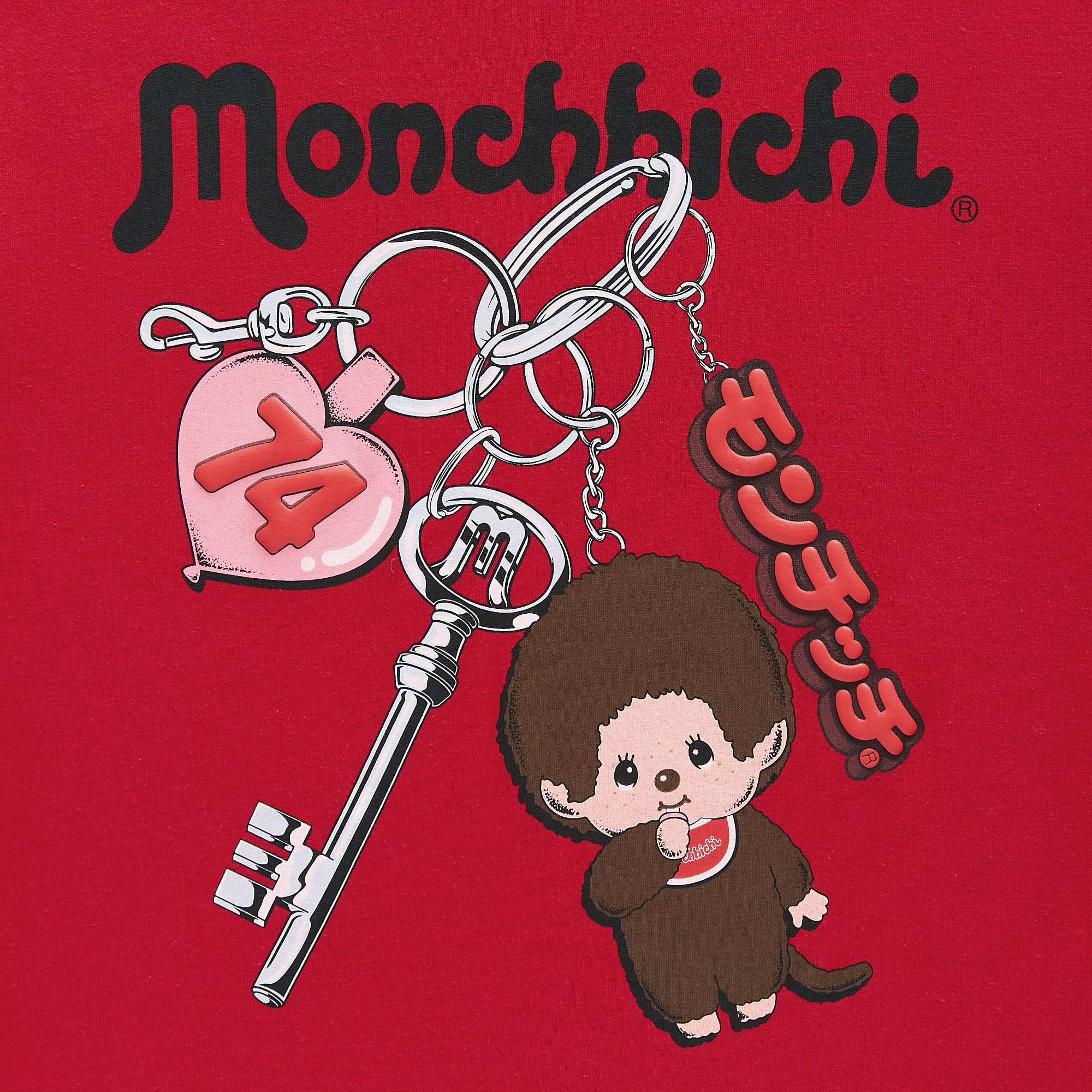 New World Monchichi Boyfriend Tee Womens Juniors Round Neck Short Sleeve Regular Fit Graphic T-Shirt