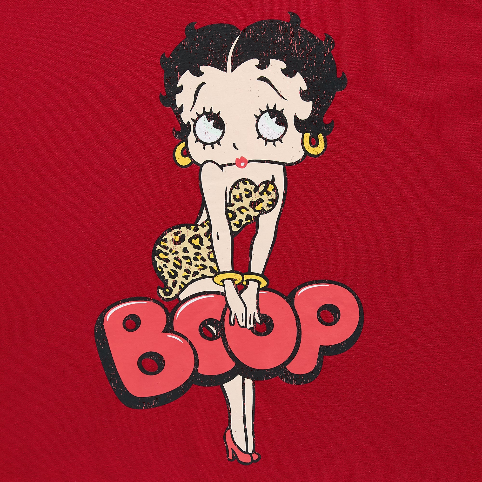 New World Betty Boop Hoodie Womens Juniors Long Sleeve Fleece
