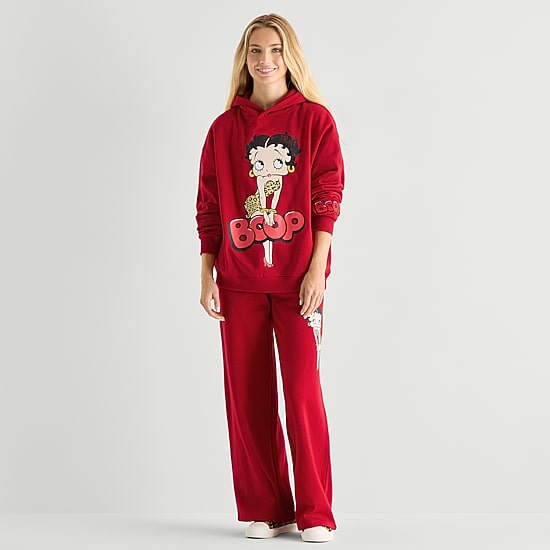 New World Betty Boop Hoodie Womens Juniors Long Sleeve Betty Boop Fleece Hoodie