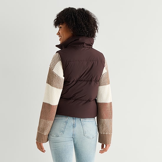 Arizona Womens Juniors Heavyweight Puffer Vest