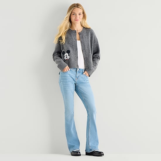 Grayson Threads, The Label Mickey Mouse Cardigan\N Womens Crew