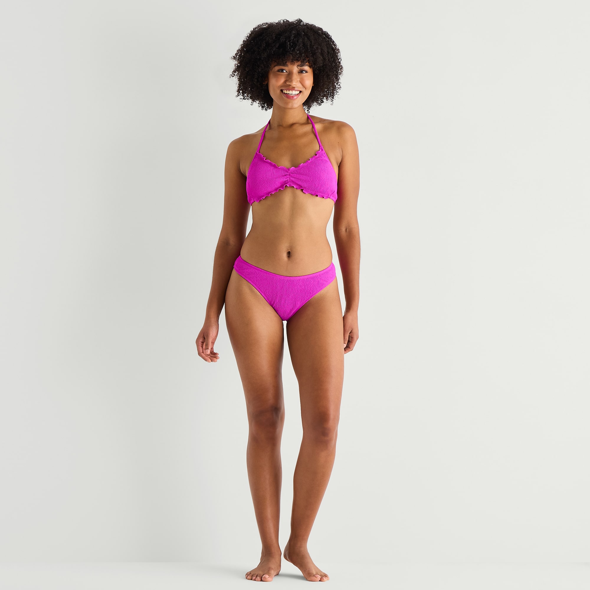 Arizona Womens Lined Juniors Cheeky Hipster Bikini Swimsuit Bottom