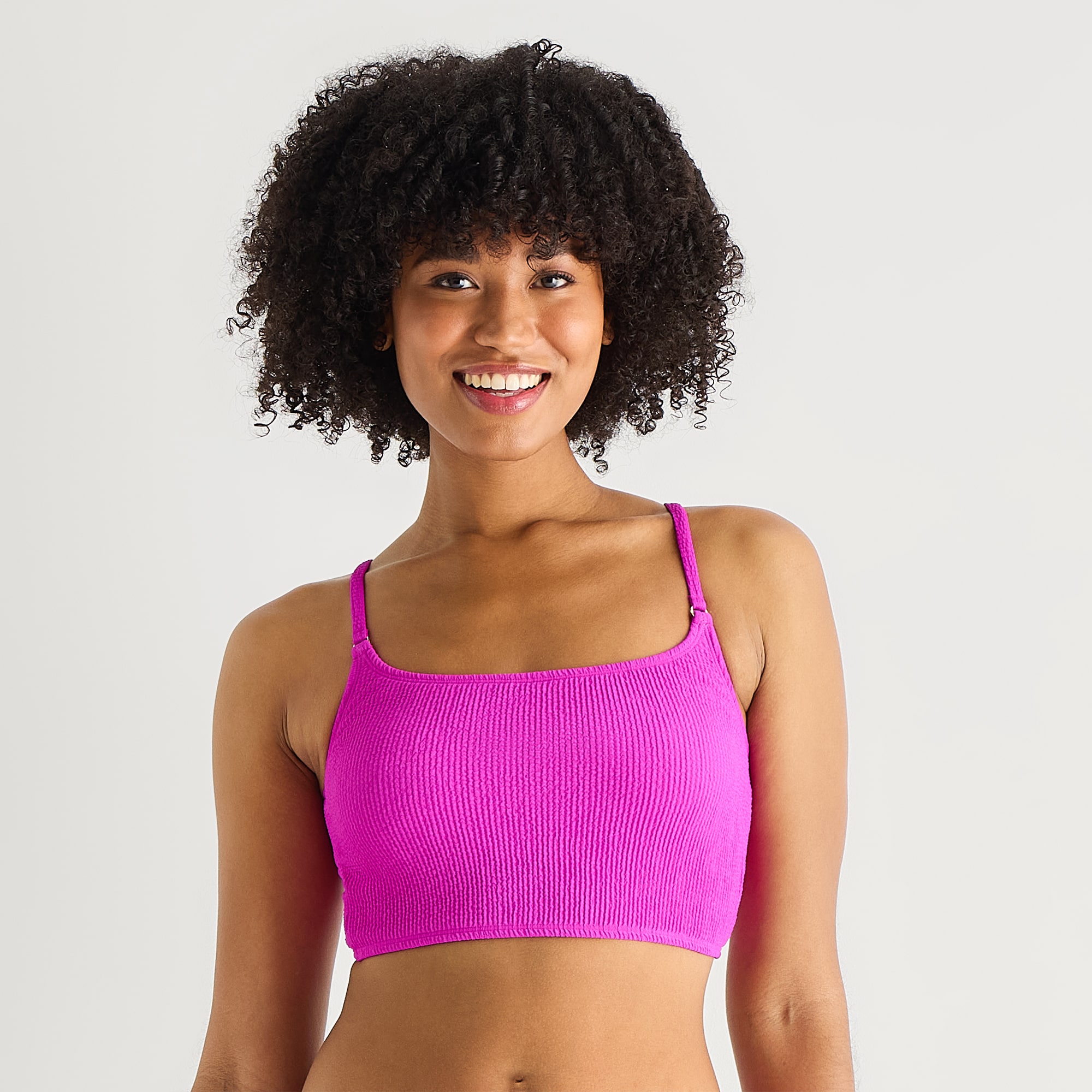 Arizona Womens Juniors Midkini Swimsuit Top
