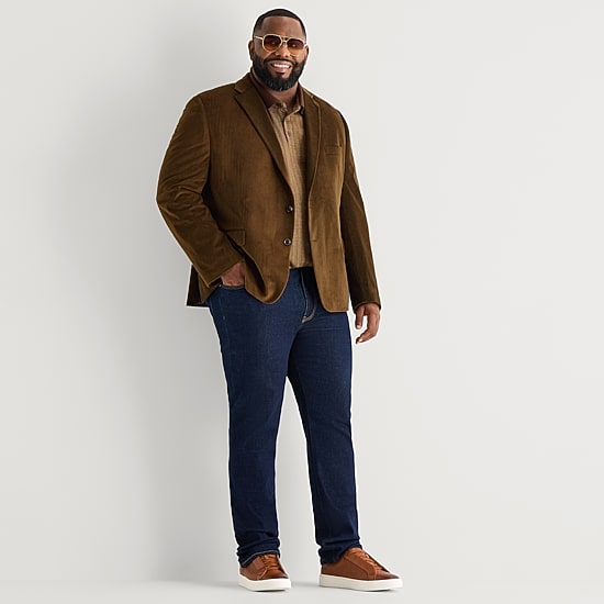 Shaquille O'Neal XLG™ Mens Big and Tall Classic Fit Sport Coat