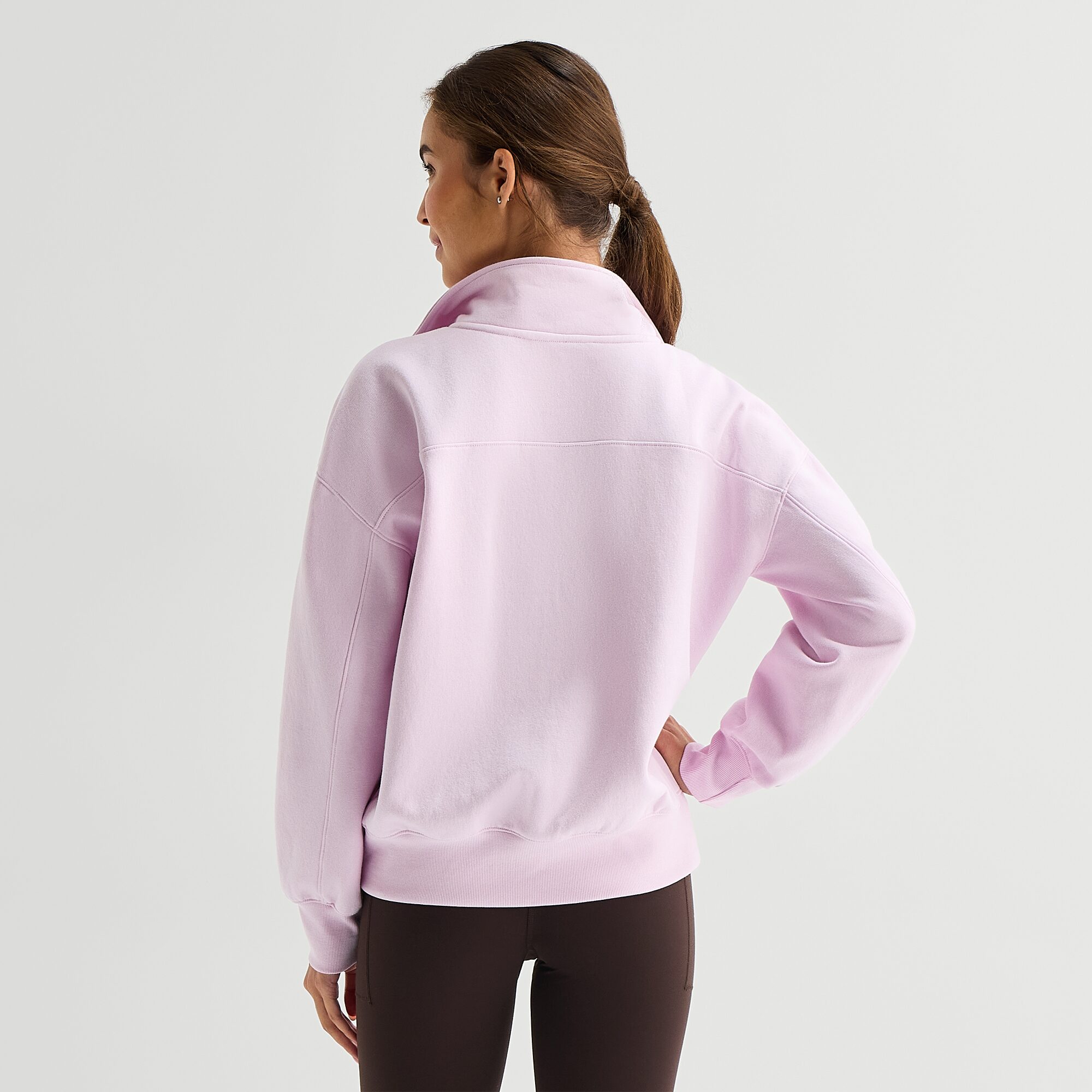 Xersion Womens Oversized Super Soft Fleece Half Zip Pullover
