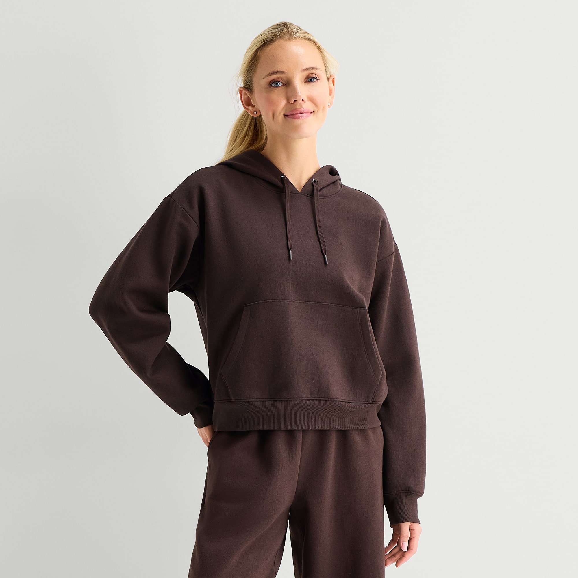 Xersion Womens Long Sleeve Active Petite Hoodie