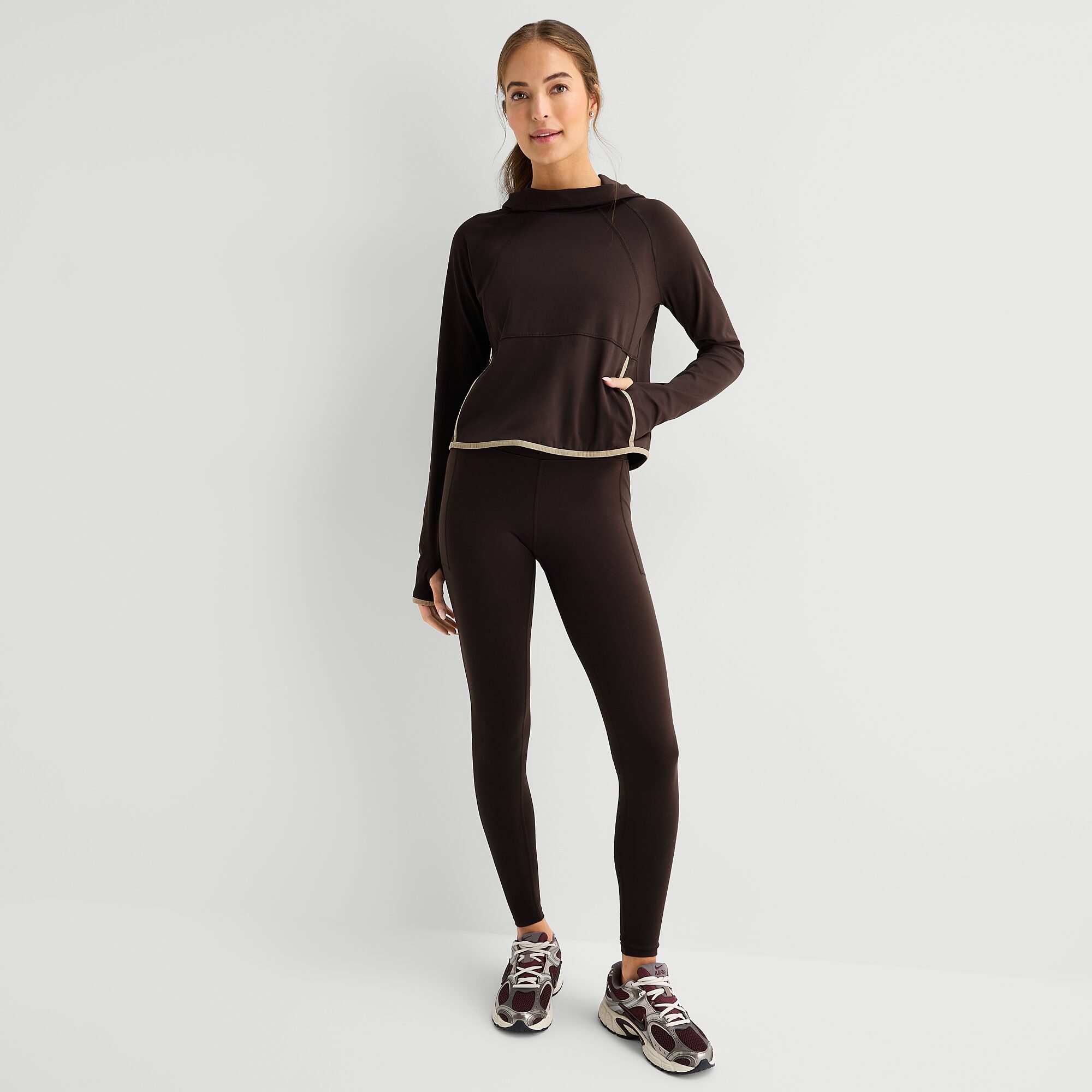 Xersion EverUltra™ Womens Hooded Long Sleeve Quick Dry Sweatshirt